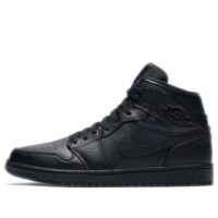 giày air jordan 1 mid 'triple black' 2020 554724-091