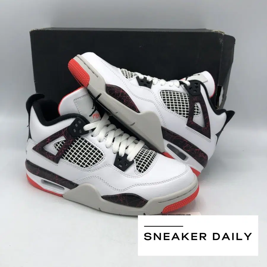 giày air jordan 4 retro gs 'pale citron' 408452-116