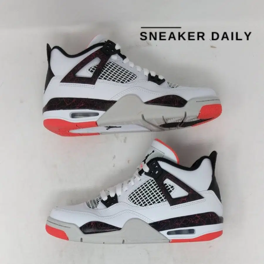 giày air jordan 4 retro gs 'pale citron' 408452-116