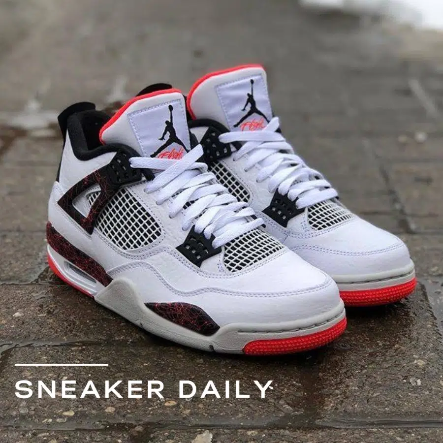 giày air jordan 4 retro gs 'pale citron' 408452-116