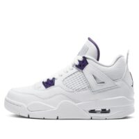 giày air jordan 4 retro gs 'purple metallic' 408452-115