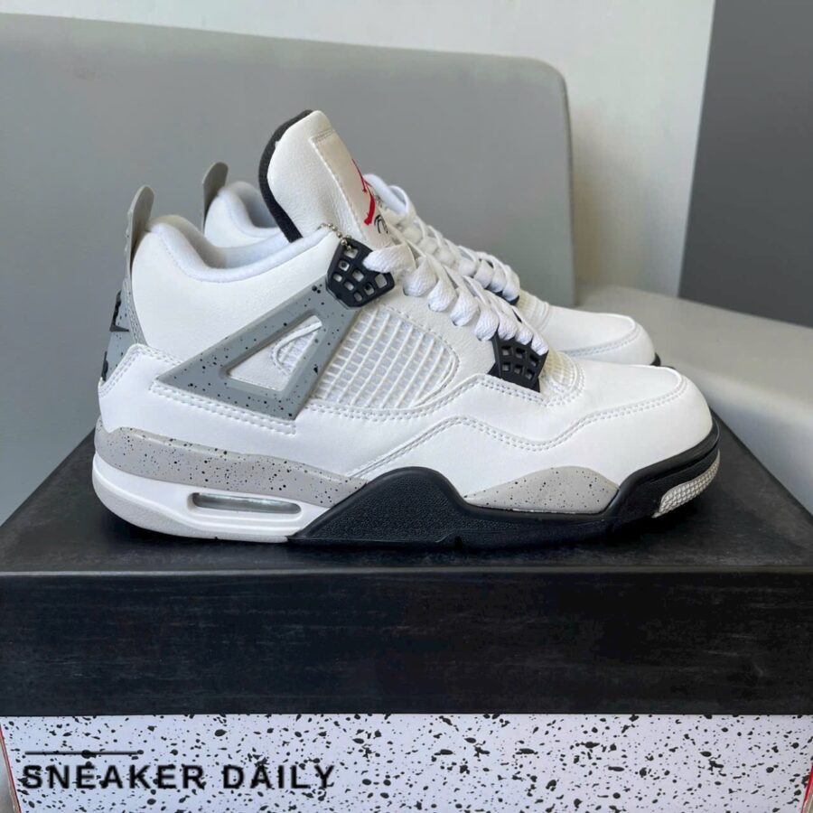giày air jordan 4 retro og 'white cement' 2016 840606-192