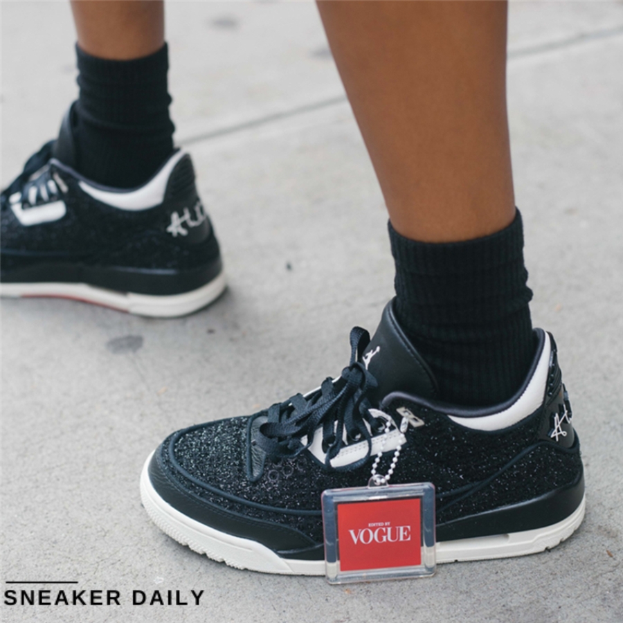 Giày Anna Wintour X Air Jordan 3 Retro 'Black' (WMNS) BQ3195-001