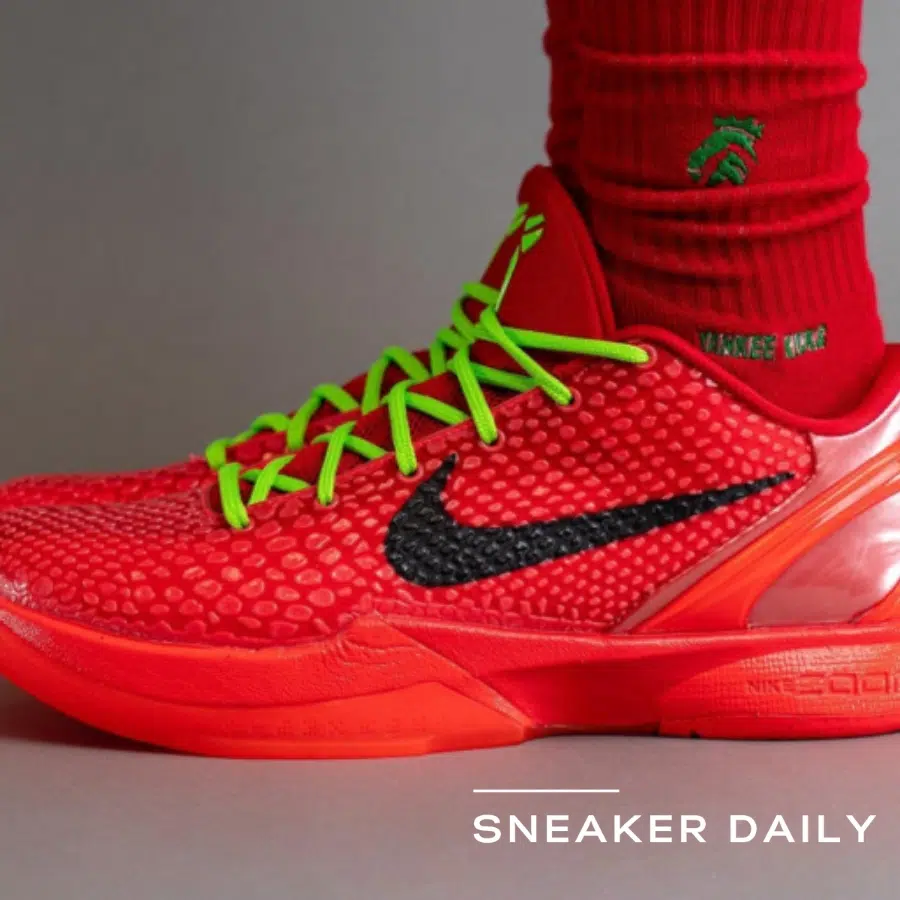 giày nike zoom kobe 6 protro 'reverse grinch' fv4921-600