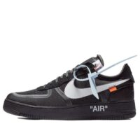 giày off-white x nike air force 1 low 'black' ao4606-001