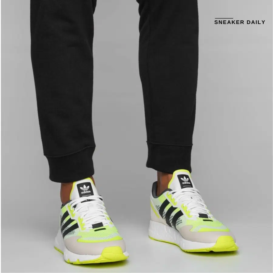 Giày adidas ZX 1K Boost 'White Solar Yellow' H69037