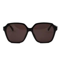 kính balenciaga square ladies sunglasses ‘black’ bb0153sa 001