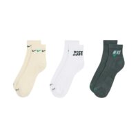 tất nike everyday plus cushioned training ankle socks (3 pairs) dh3827-901