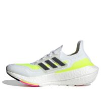 giày adidas ultraboost 21 j 'white solar yellow' fz2929