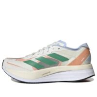 giày adidas adizero boston 11 running shoes 'white tint / court green' hq3697