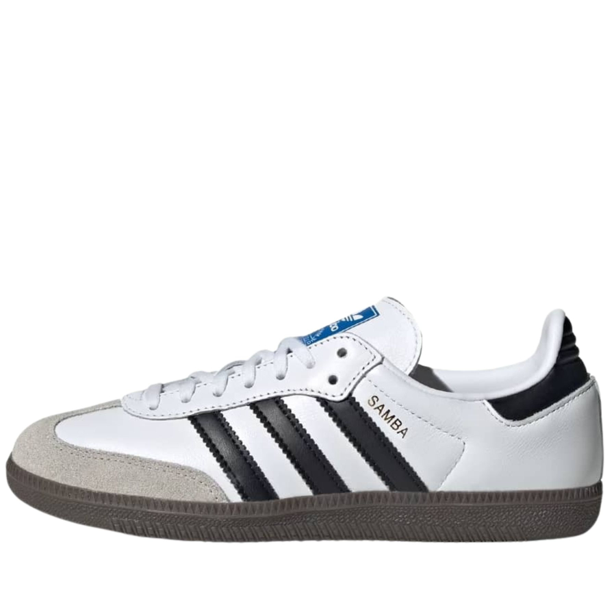 giày adidas samba og j 'white black gum' ie3675