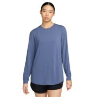áo nike one relaxed women's dry fit long sleeve top fn2818-491