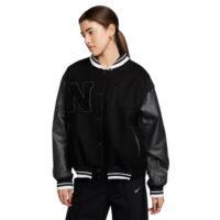 áo nike sportswear women's oversized wool destroyer jacket fz5734-010