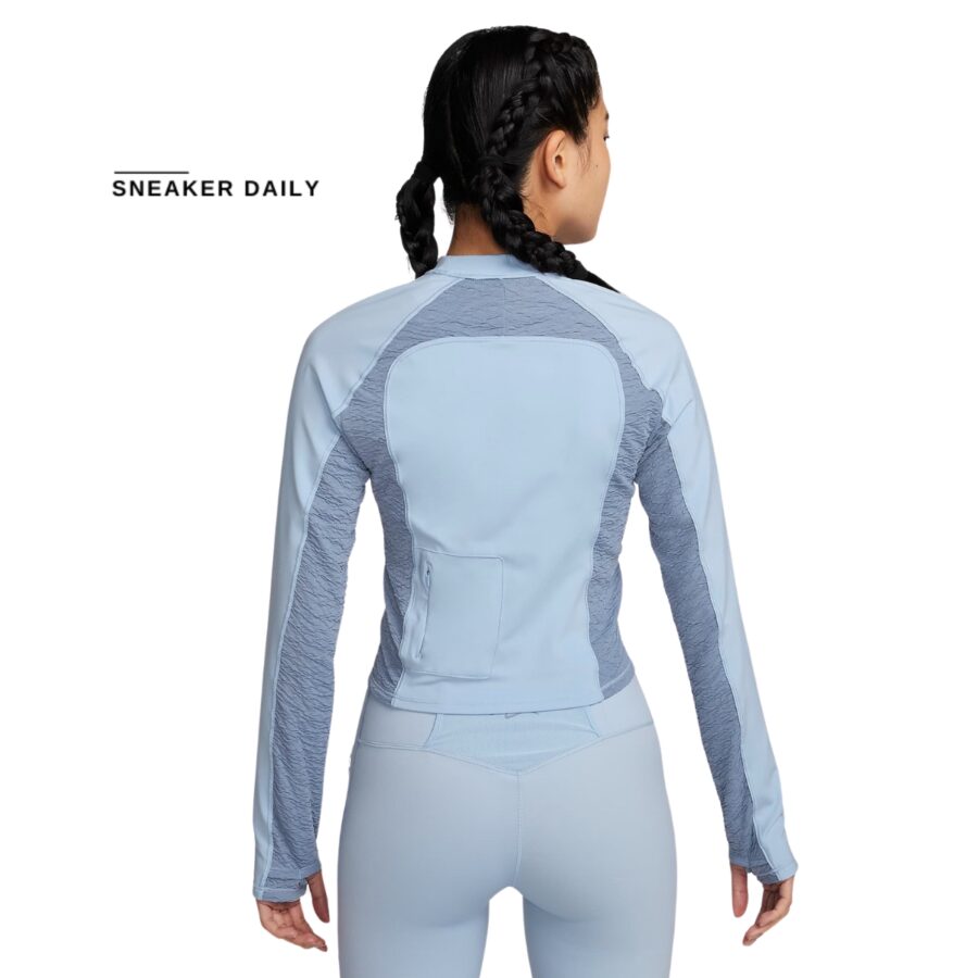 áo nike trail women's dry fit long sleeve running top fn4707-440