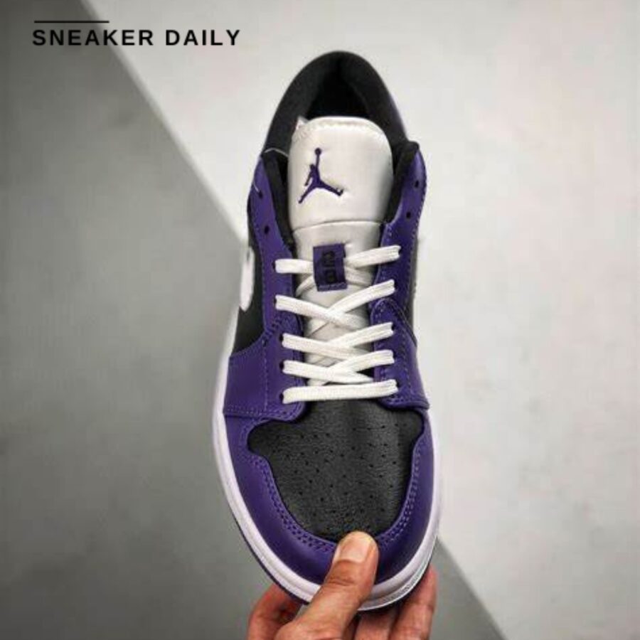 giày air jordan 1 low 'court purple black' 553558-501