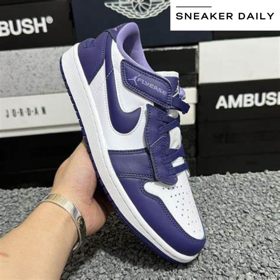 giày air jordan 1 low flyease 'sky j purple' dm1206-515