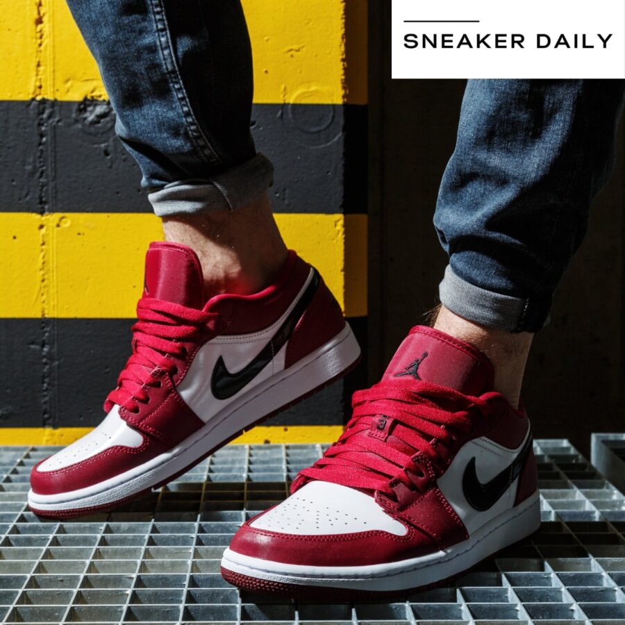 giày air jordan 1 low 'noble red' 553558-604