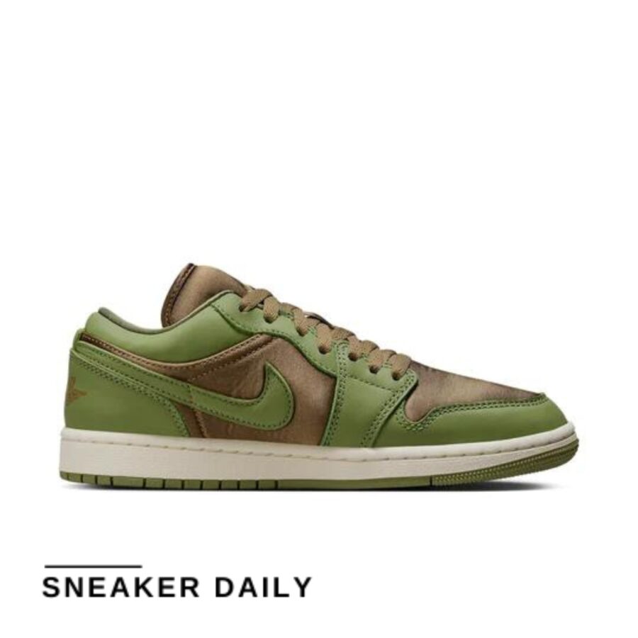 giày air jordan 1 low se 'sky j light olive' (wmns) fb9893-300