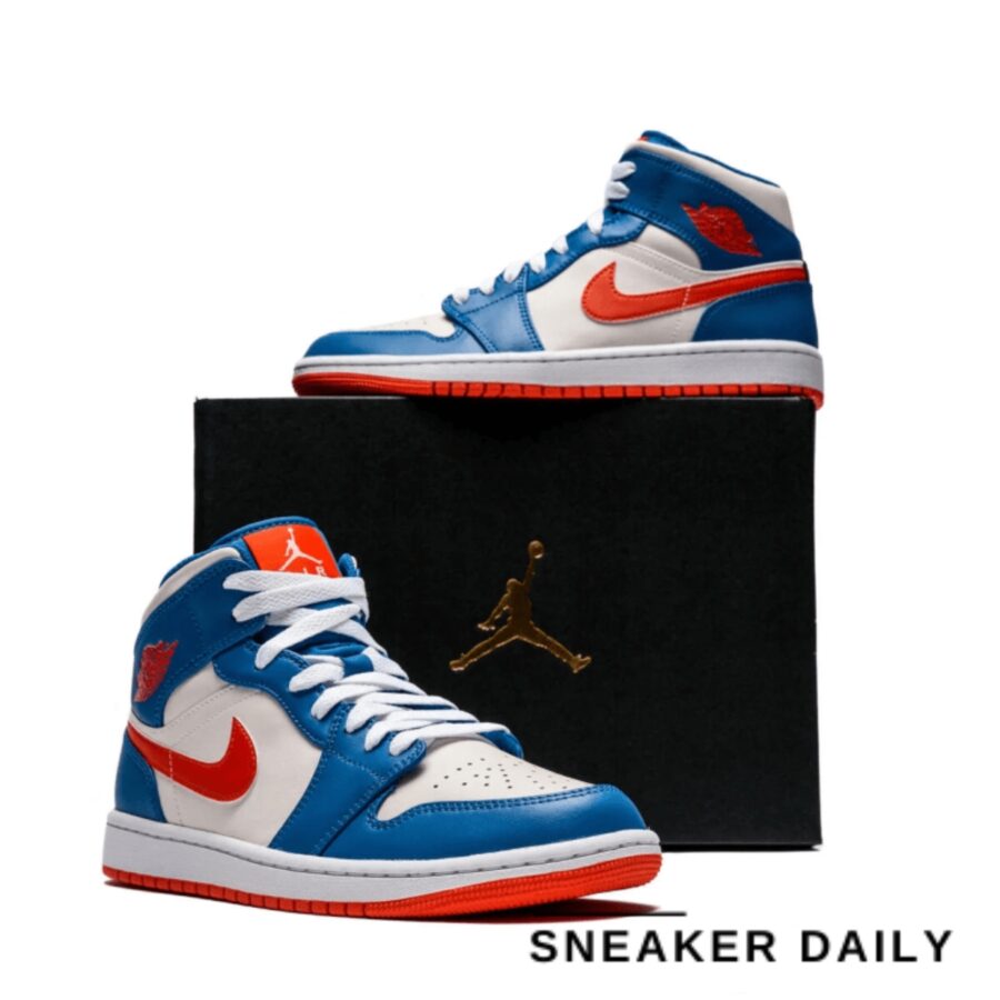 giày air jordan 1 mid 'knicks' fd1029-400