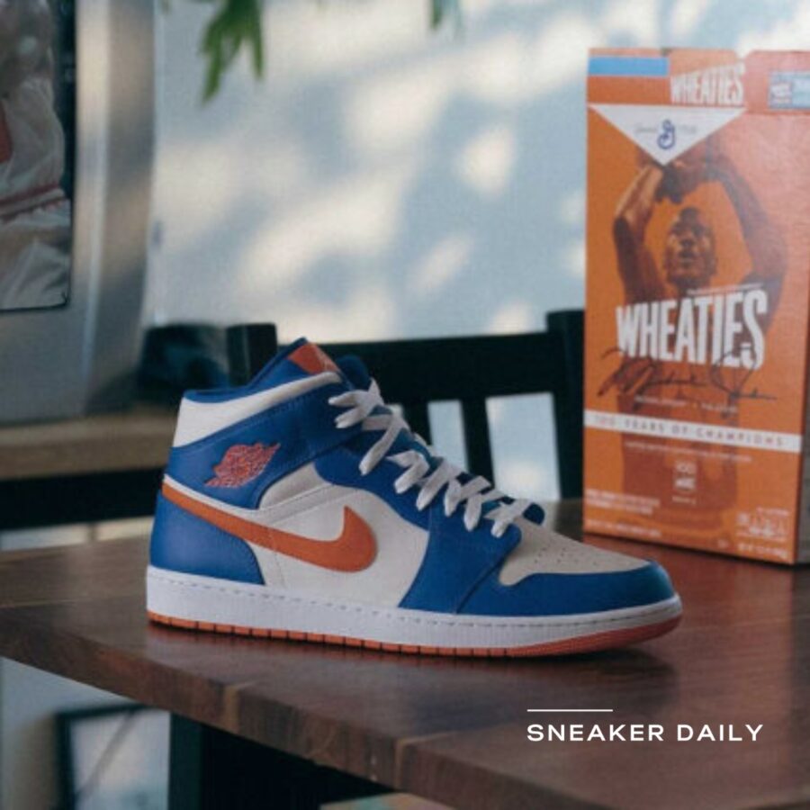 giày air jordan 1 mid 'knicks' fd1029-400