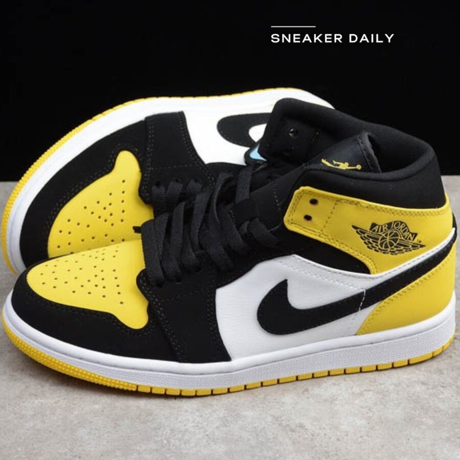 giày air jordan 1 mid se 'yellow toe' 852542-071