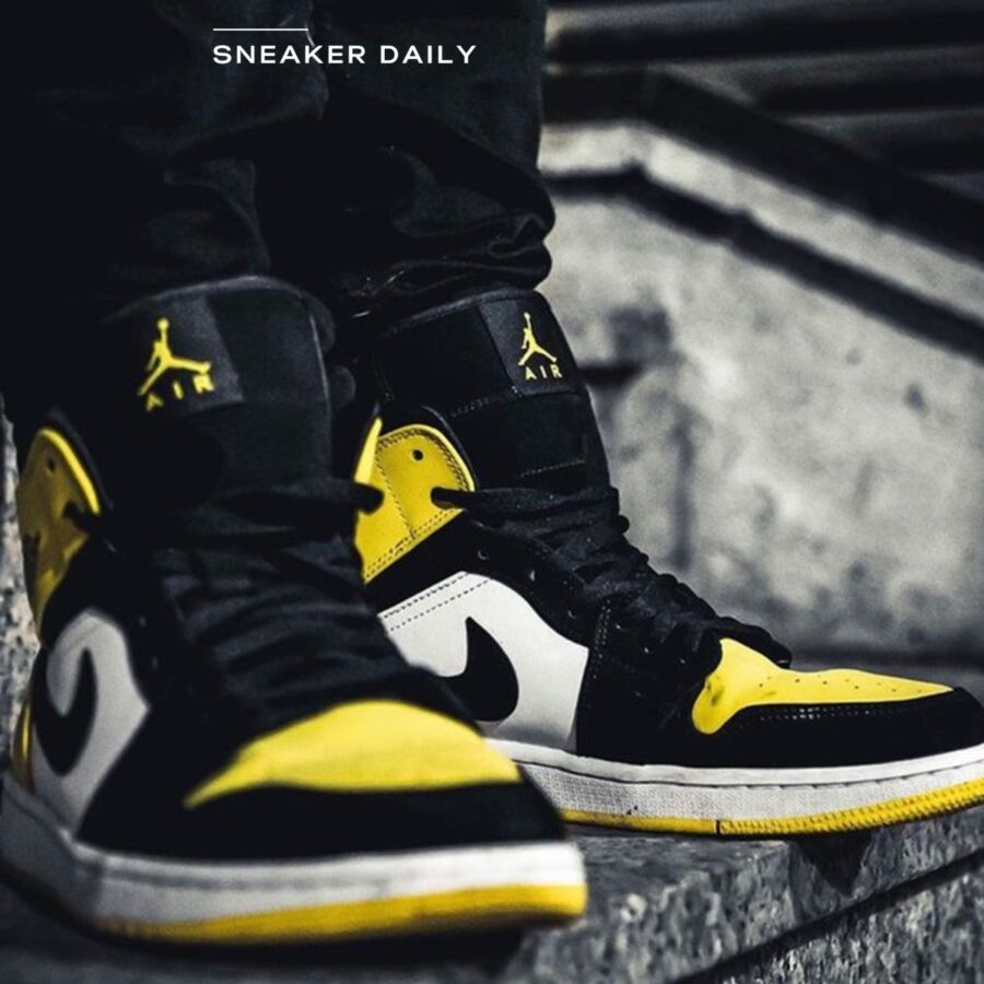 giày air jordan 1 mid se 'yellow toe' 852542-071