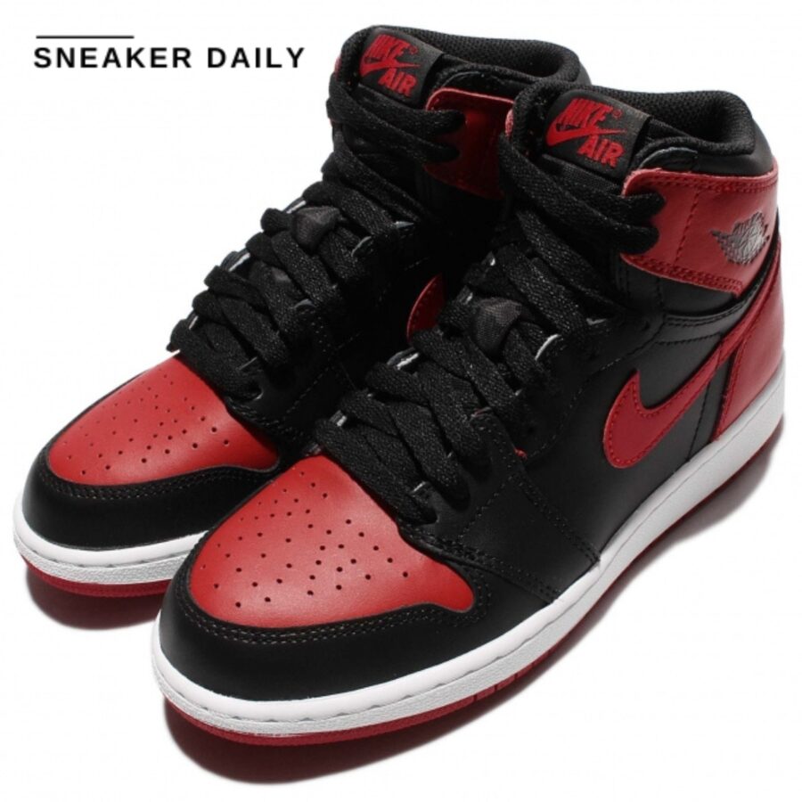 giày air jordan 1 retro high og 'banned' 2016 (gs) 575441-001