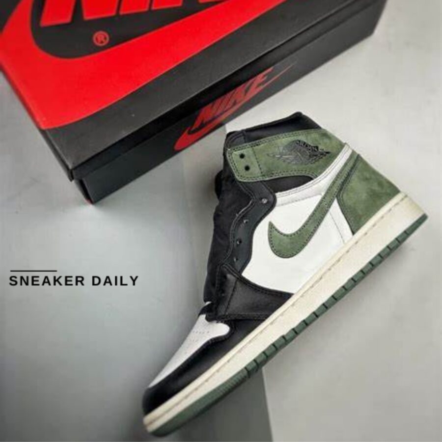 giày air jordan 1 retro high og 'clay green' 555088-135