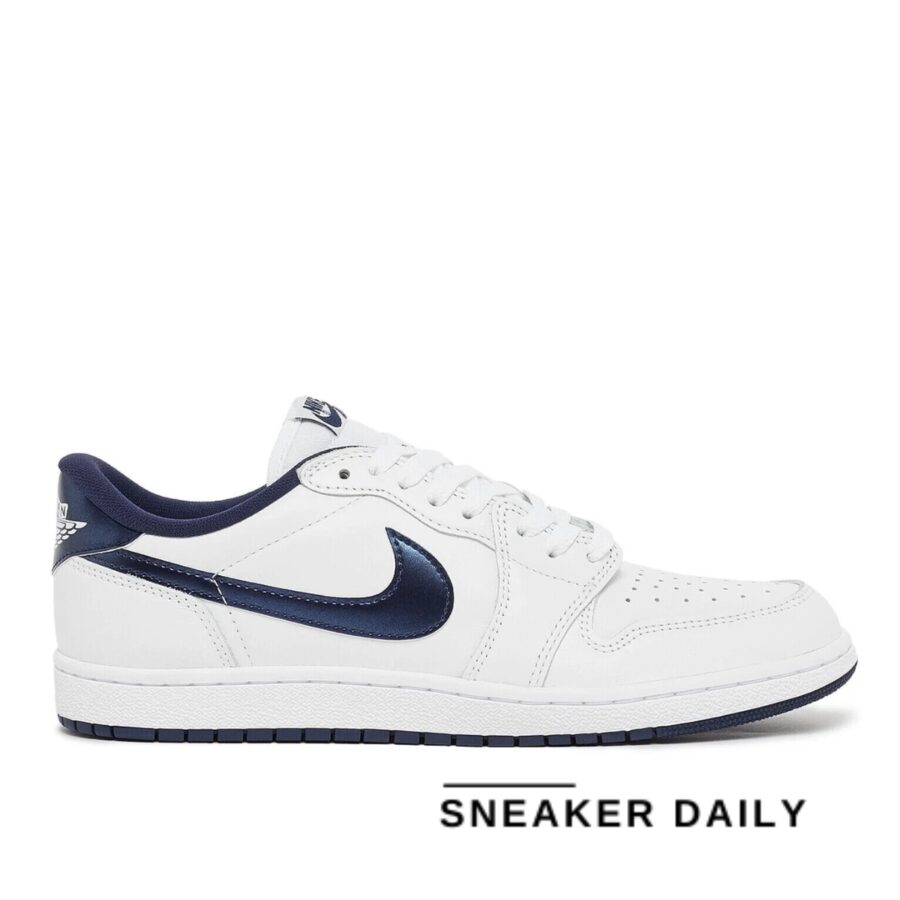 giày air jordan 1 retro low 85 'metallic blue' fb9933-141