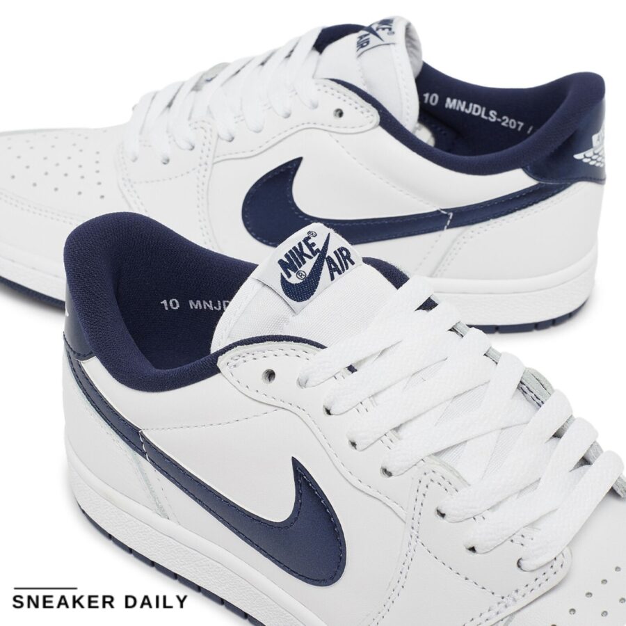 giày air jordan 1 retro low 85 'metallic blue' fb9933-141