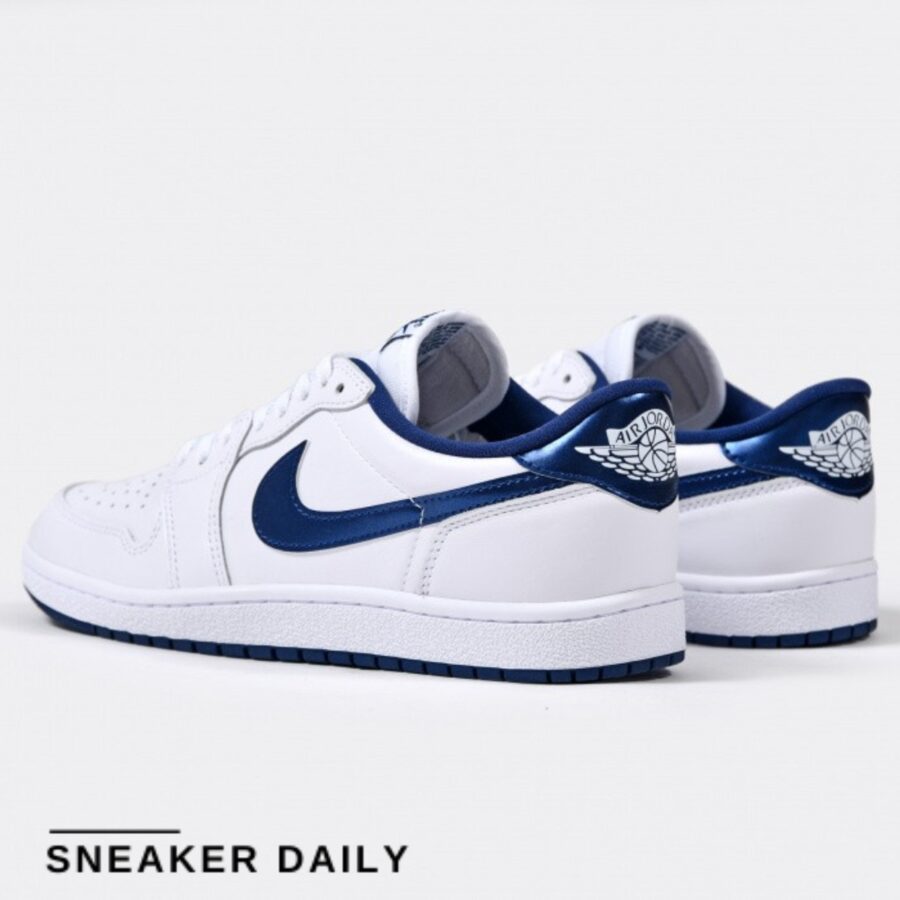 giày air jordan 1 retro low 85 'metallic blue' fb9933-141