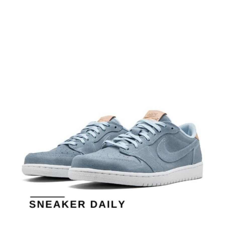 giày air jordan 1 retro low og premium 'ice blue' 905136-402