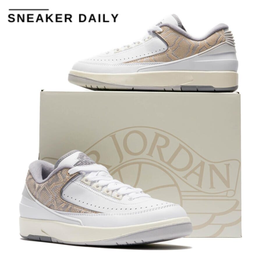 giày air jordan 2 retro low 'python' dv9956-100