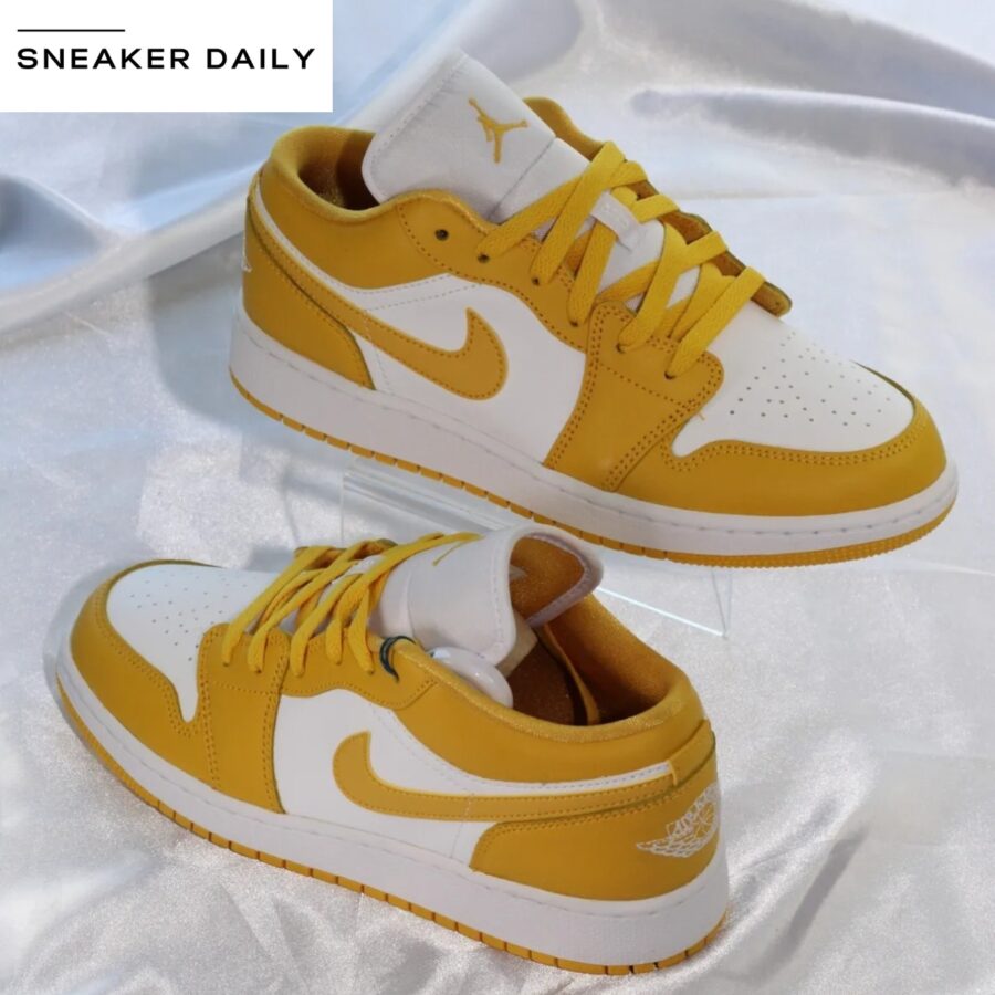 giày (gs) air jordan 1 low 'pollen' 553560-171