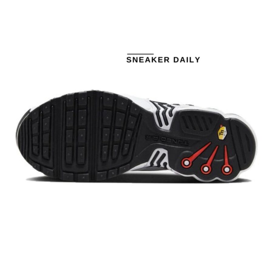 giày (gs) nike air max plus 3 'white black' fn3845-100