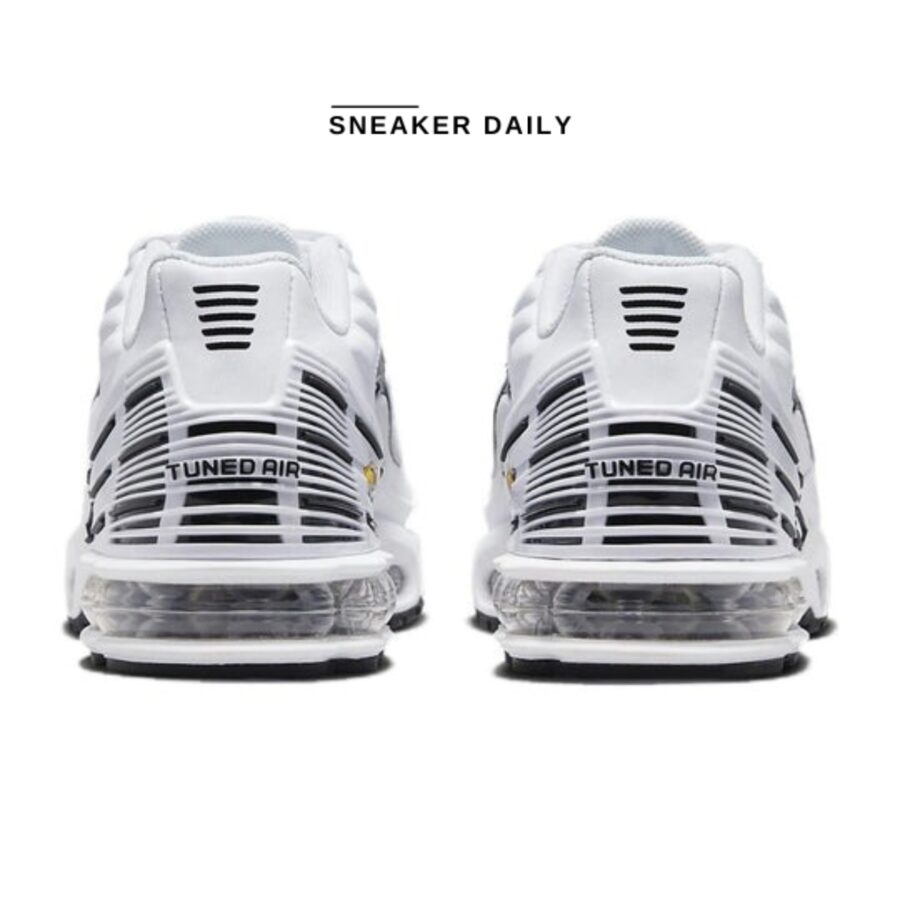 giày (gs) nike air max plus 3 'white black' fn3845-100