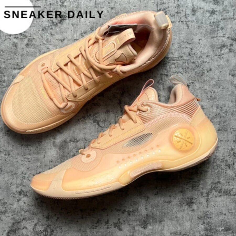 giày lining way of wade 10 ‘cream orange’ abas083-4