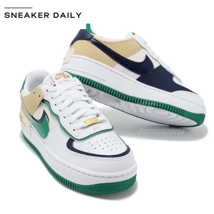 giày nike air force 1 shadow 'white malachite sesame' (wmns) dz1847-102