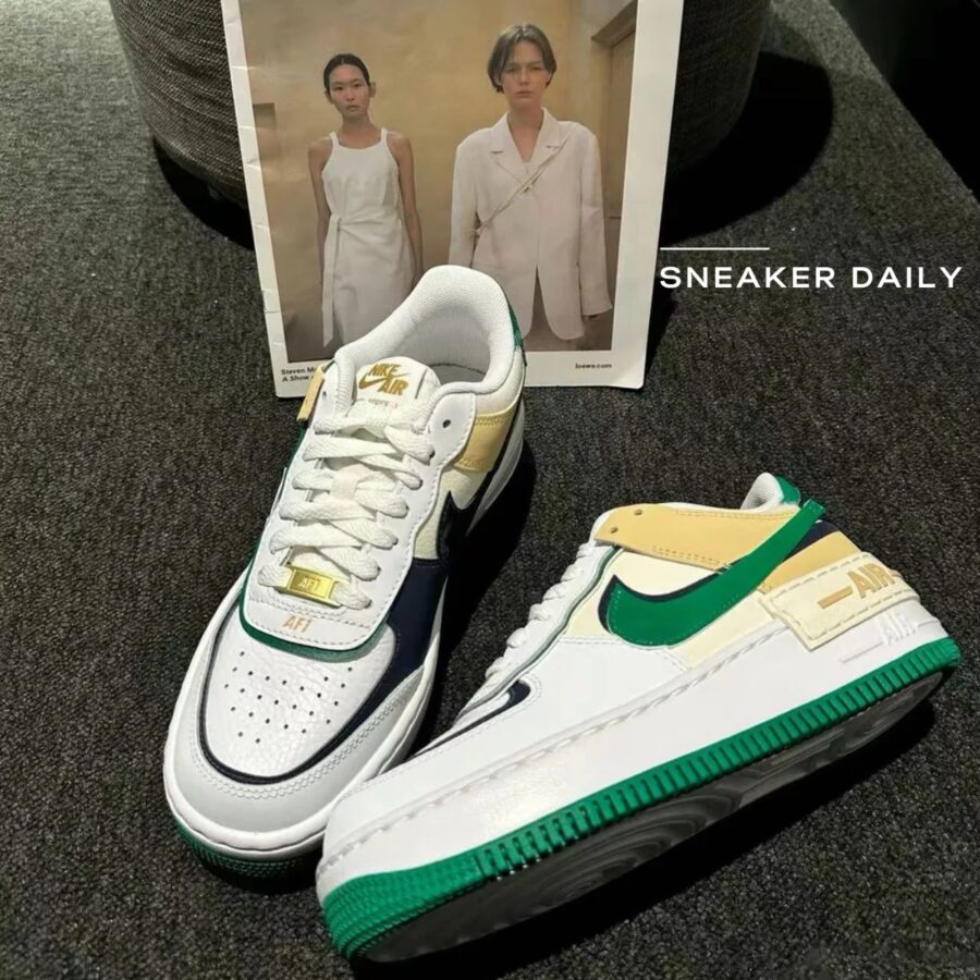 giày nike air force 1 shadow 'white malachite sesame' (wmns) dz1847-102