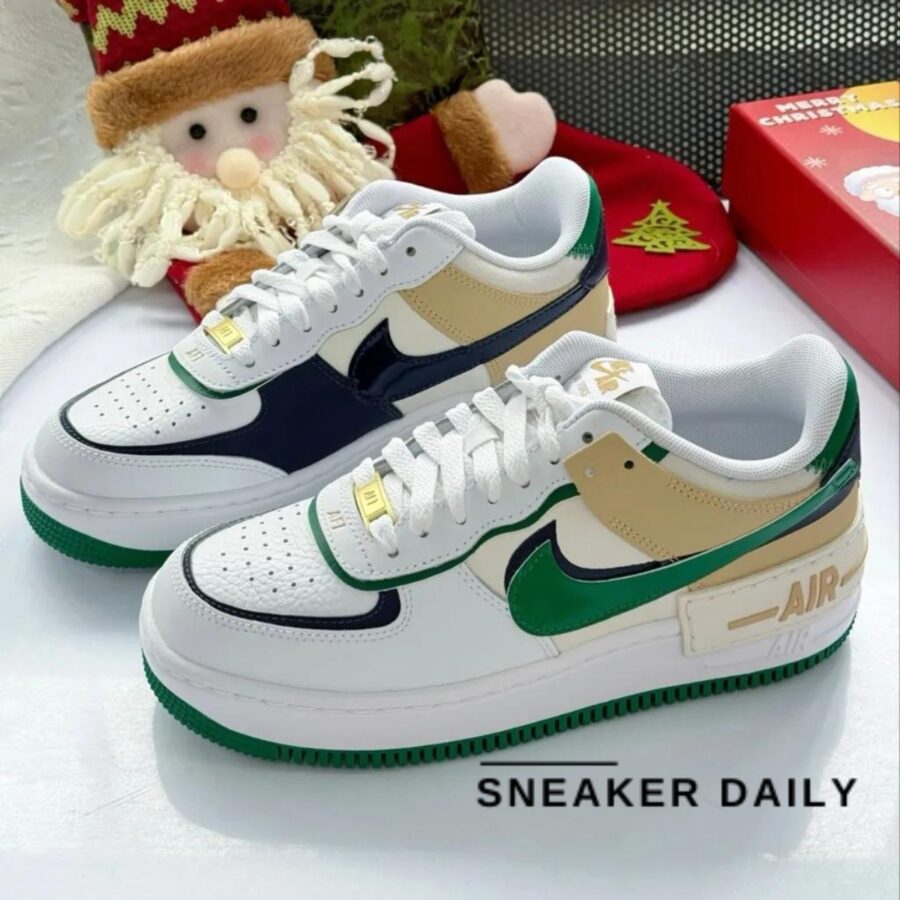 giày nike air force 1 shadow 'white malachite sesame' (wmns) dz1847-102
