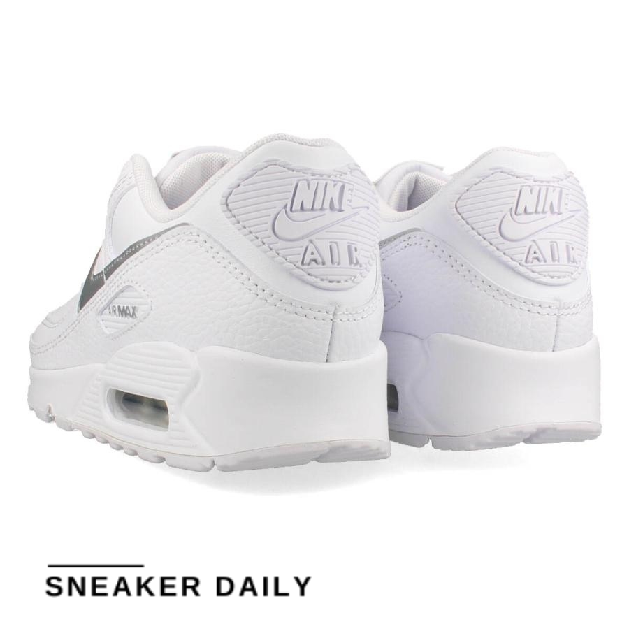 Giày Nike Air Max 90 White Metallic Silver Wmns Fv0949 100 4733