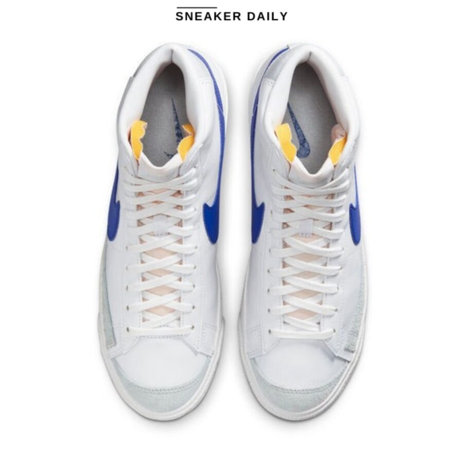 giày nike blazer mid '77 vintage 'white game royal' bq6806-124