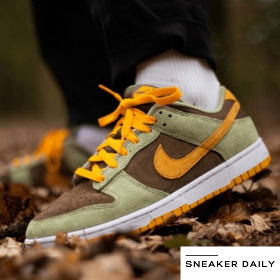 giày nike dunk low 'dusty olive' dh5360-300