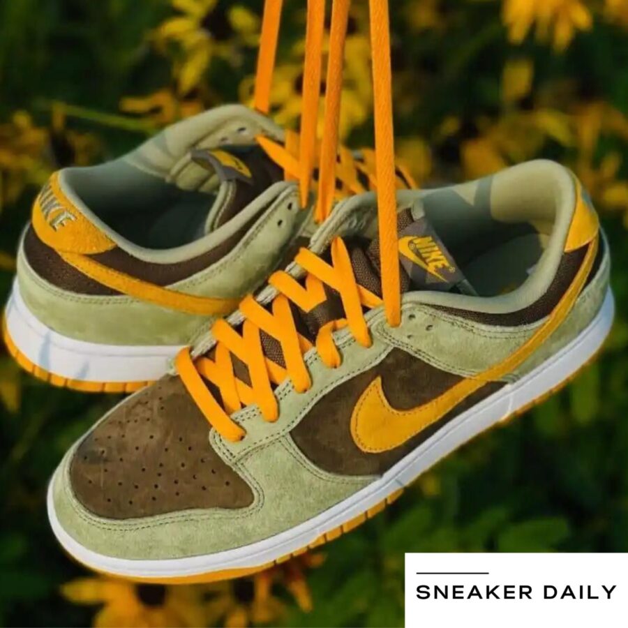 giày nike dunk low 'dusty olive' dh5360-300