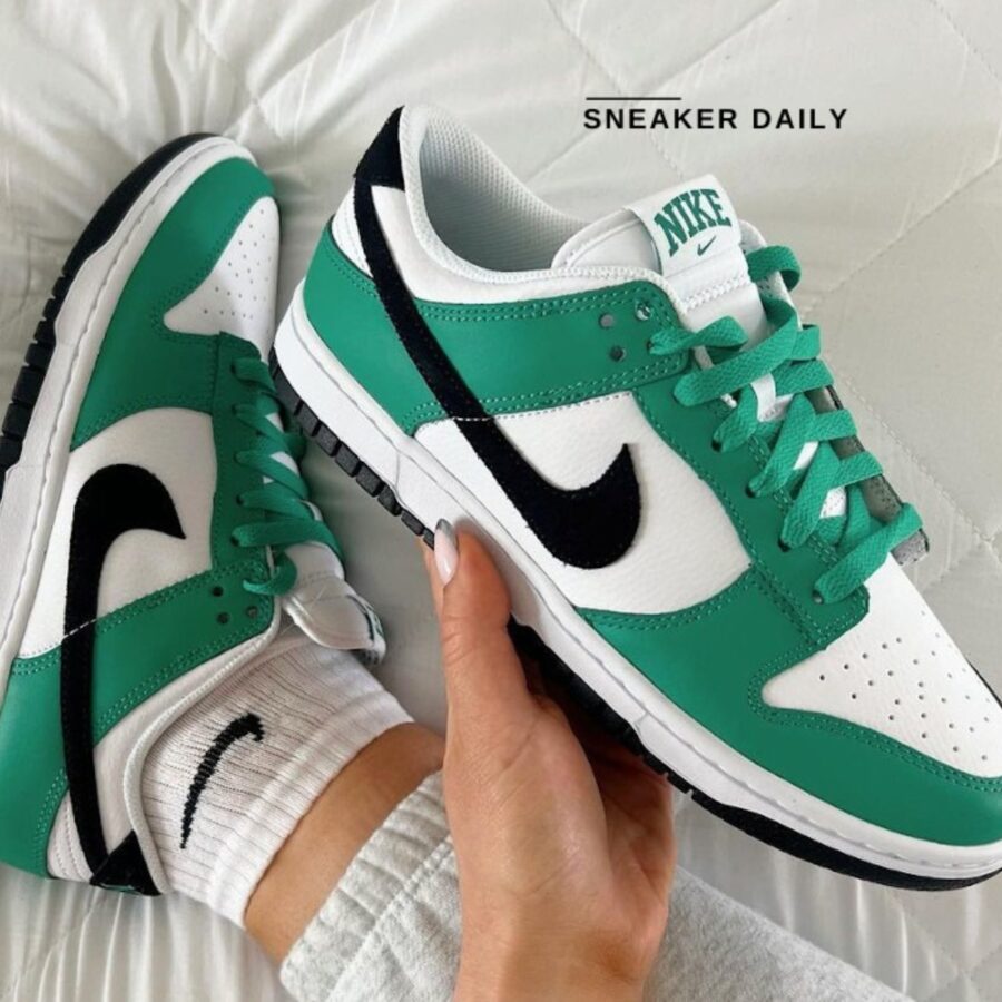 giày nike dunk low 'stadium green' fn3612-300