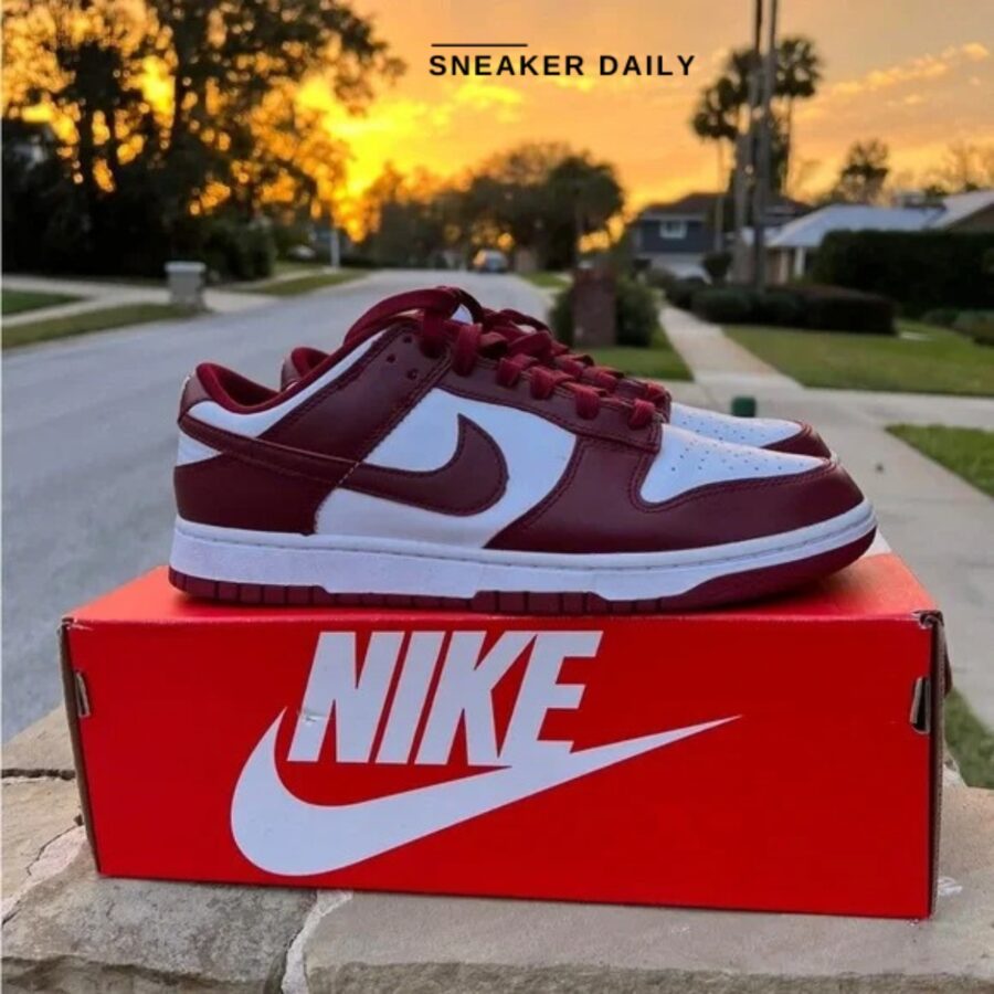 giày nike dunk low 'team red' dd1391-601