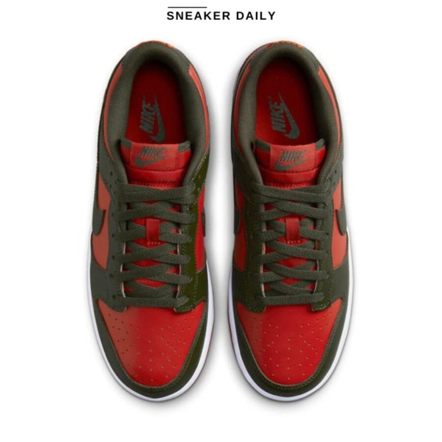 giày nike dunk low ‘cargo khaki mystic red’ dv0833-600