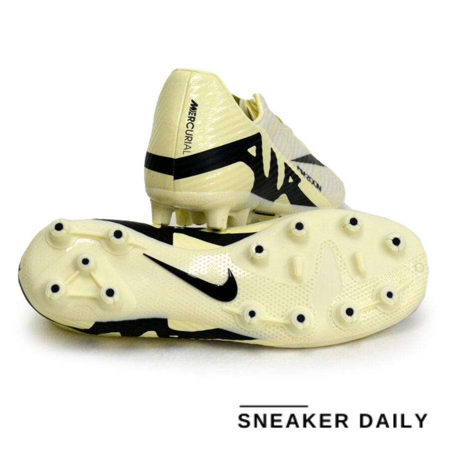 giày nike mercurial vapor 15 academy hard-ground low-top soccer cleats 'lemonade black' dj5632-700