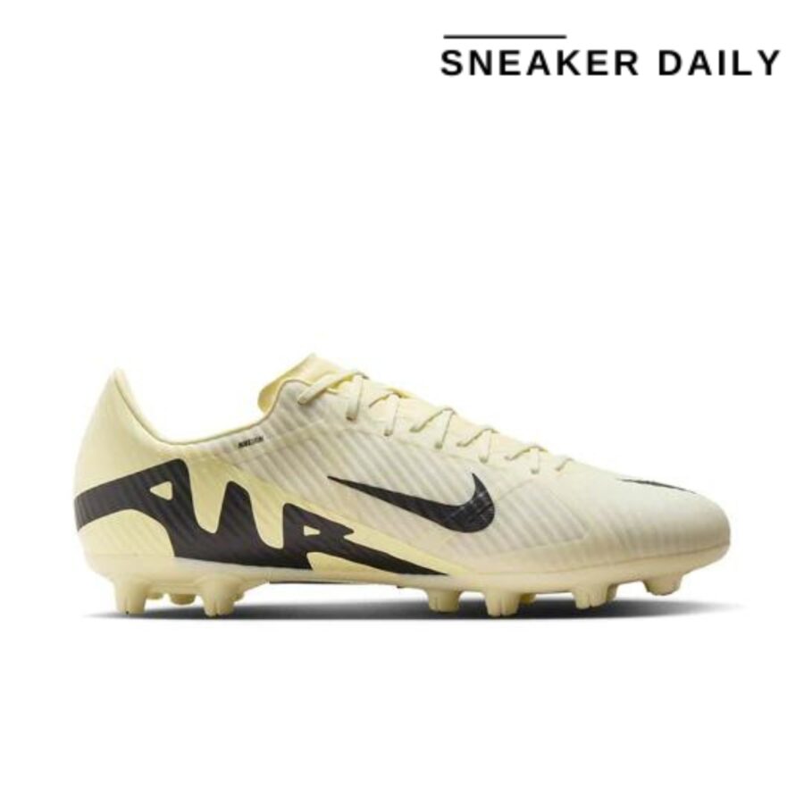 giày nike mercurial vapor 15 academy hard-ground low-top soccer cleats 'lemonade black' dj5632-700