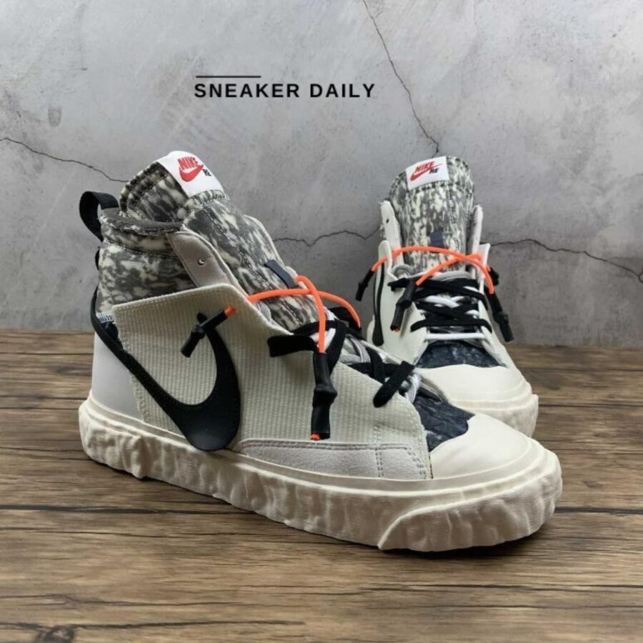 giày readymade x nike blazer mid ‘white camo’ cz3589-100